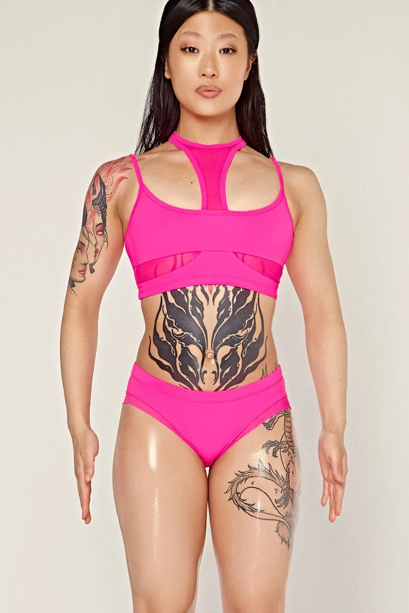 CXIX Dollhaus Low Waist Bottoms - Barbie Pink