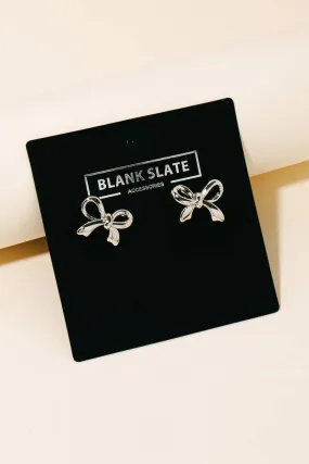 Dainty Bow Stud