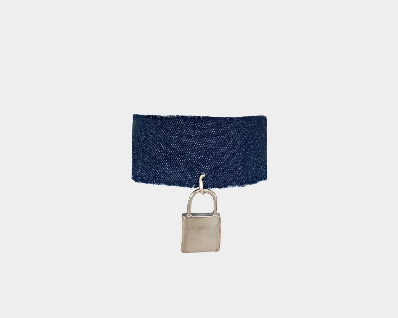 Denim Love Lock Choker - The Malibu