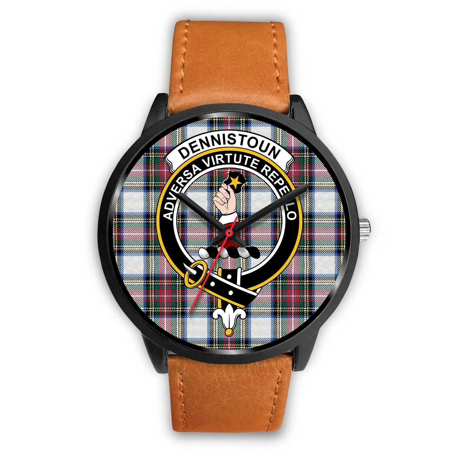 Dennistoun Clan Badge Tartan Black Watch