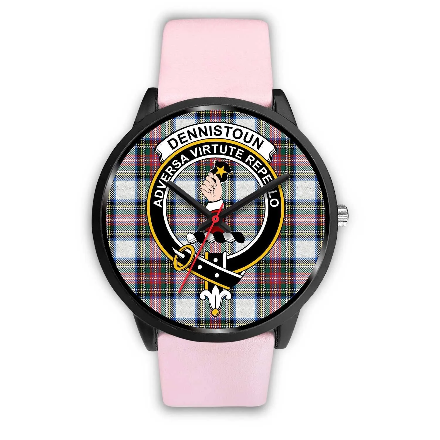 Dennistoun Clan Badge Tartan Black Watch