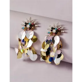 Dominica Carousel Multi-color Tassel Earrings