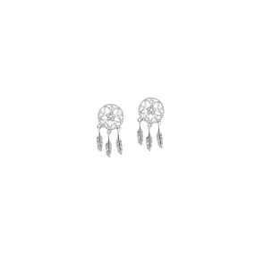 Dreamcatcher Cubic Zirconia Earrings