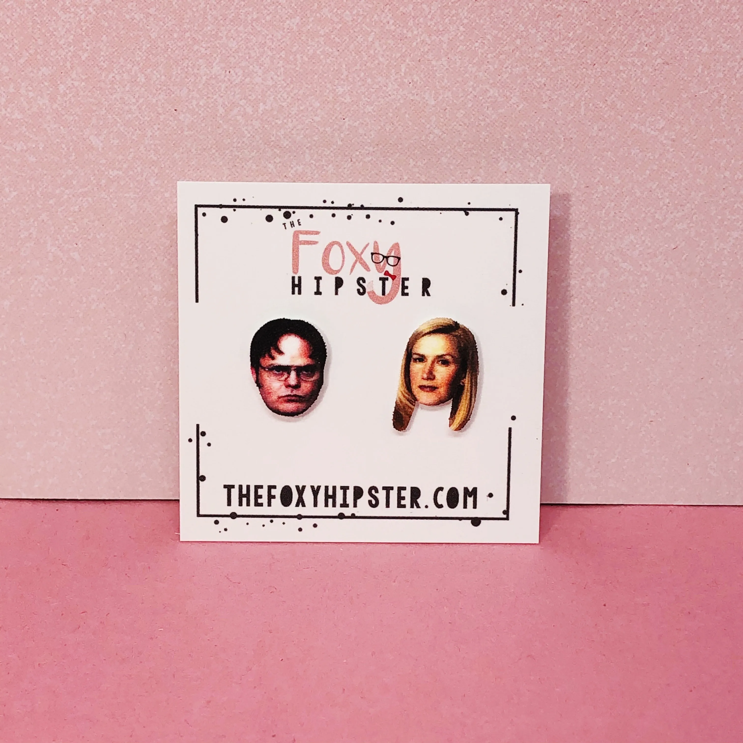 Dwight and Angela Stud Earrings