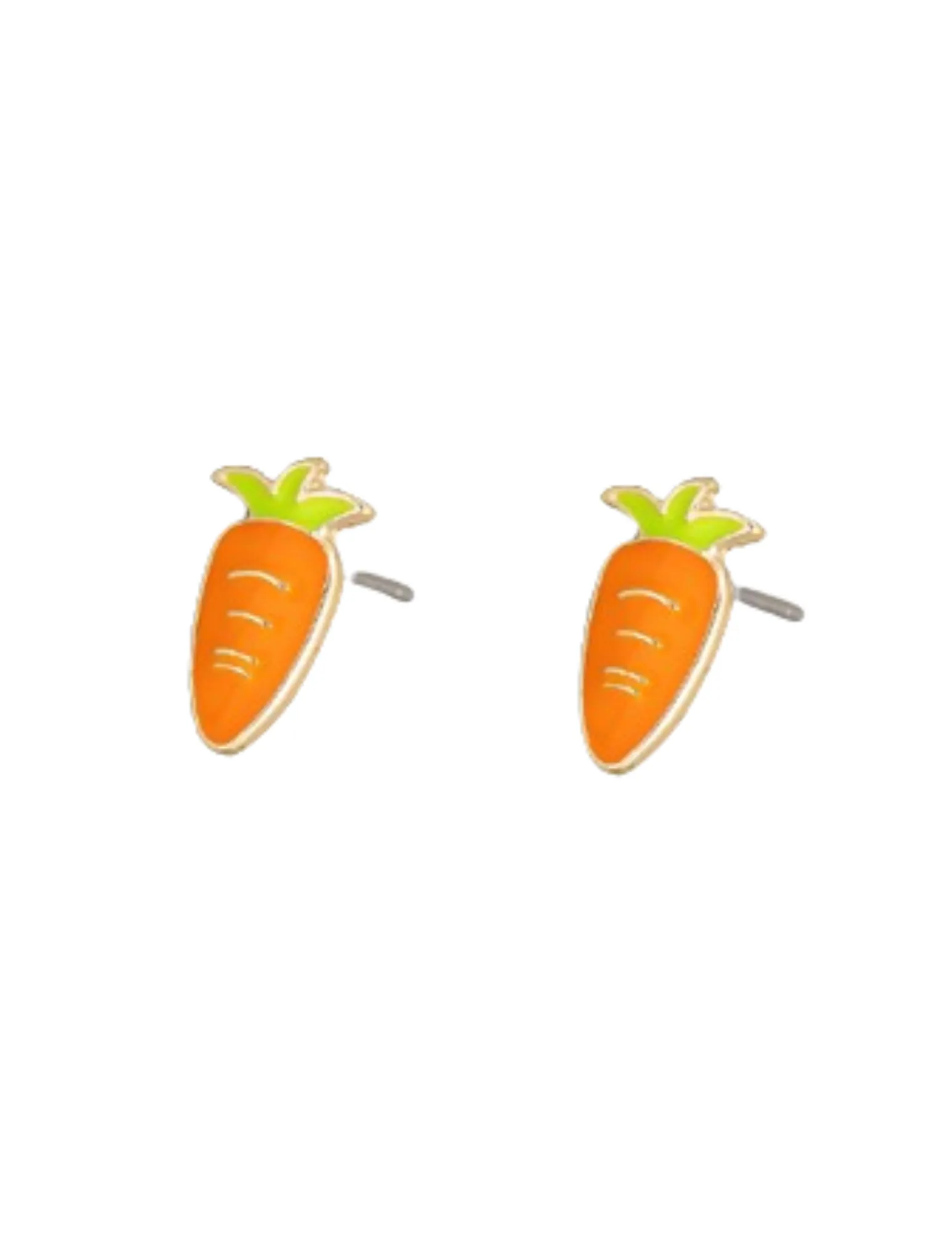 Easter Carrot Stud Earrings