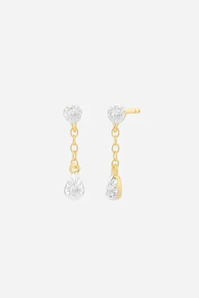 Ella Stein Ada Drops Stud Earrings in Gold