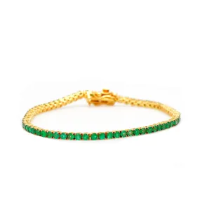 Emerald Tennis Bracelet