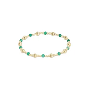 Enewton Dignity Sincerity Pattern 4mm Bead Bracelet- Green Onyx