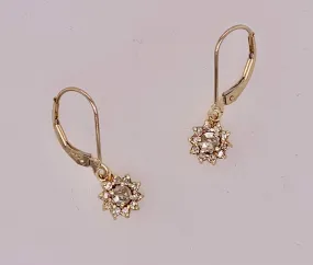 Estate Diamond Earrings