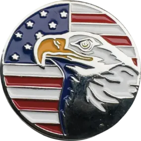 Flag Eagle | Magnetic Hat Pin