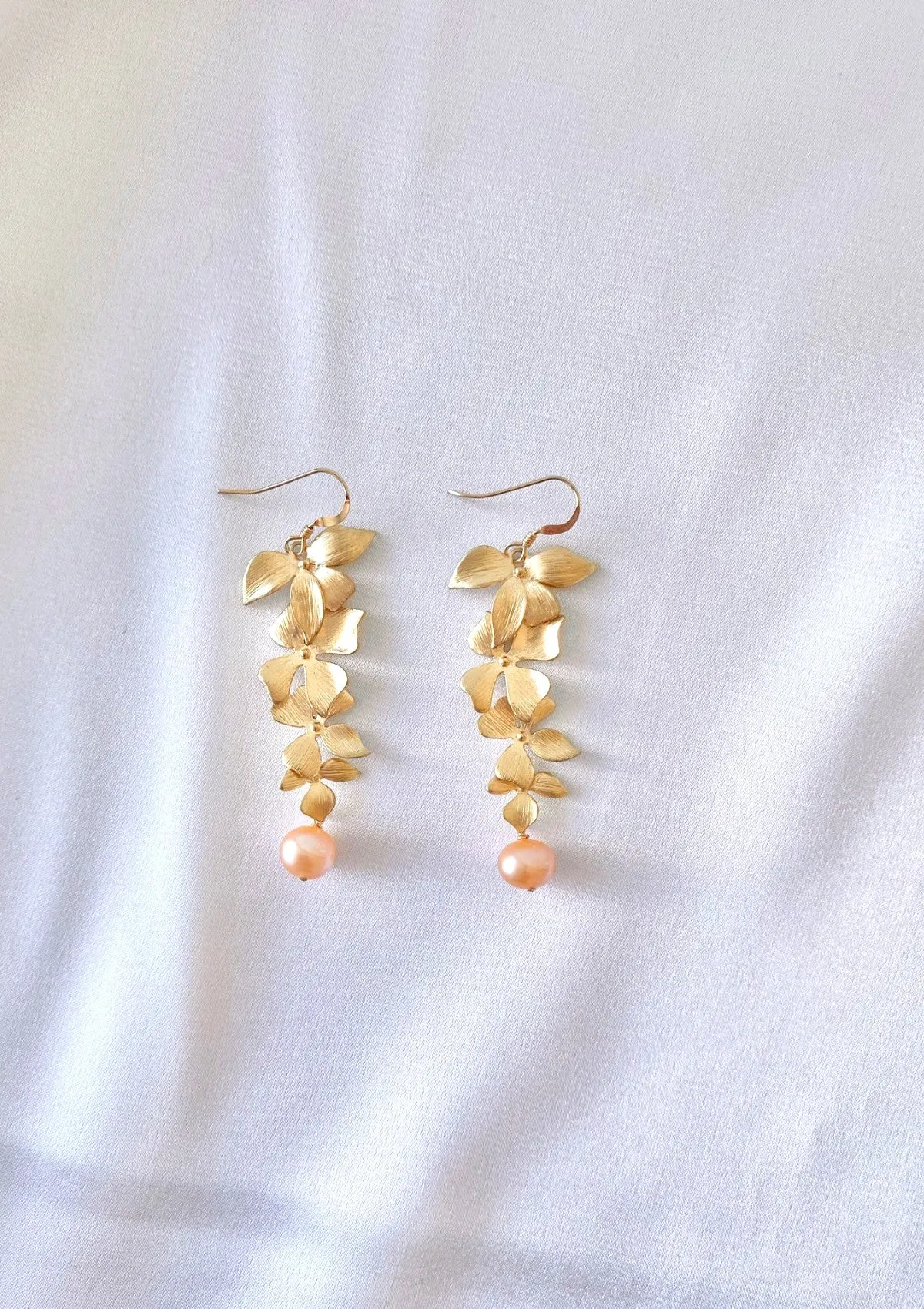 Floral Pearl Earrings