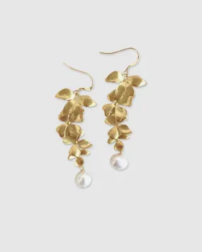 Floral Pearl Earrings