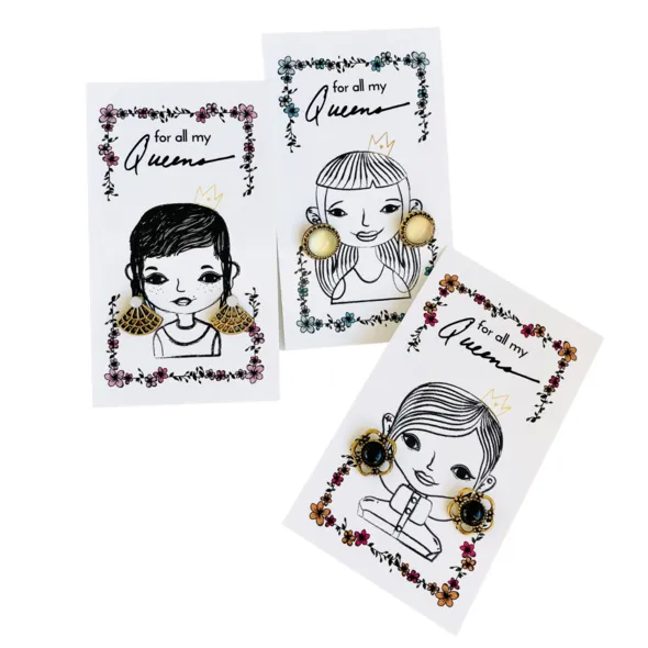 For All My Queens Vintage Earrings