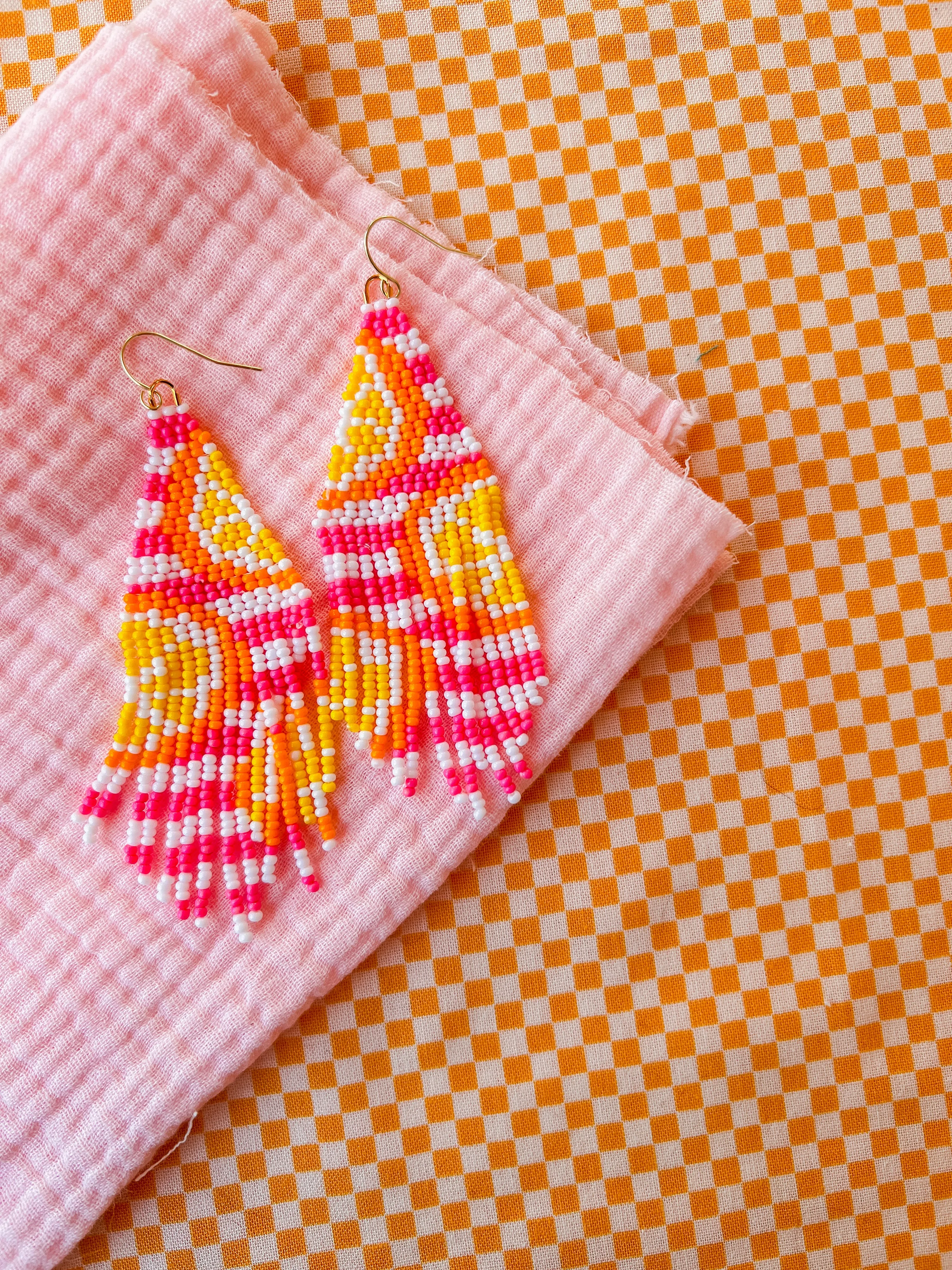 Fruit Stand | Beaded Earrings