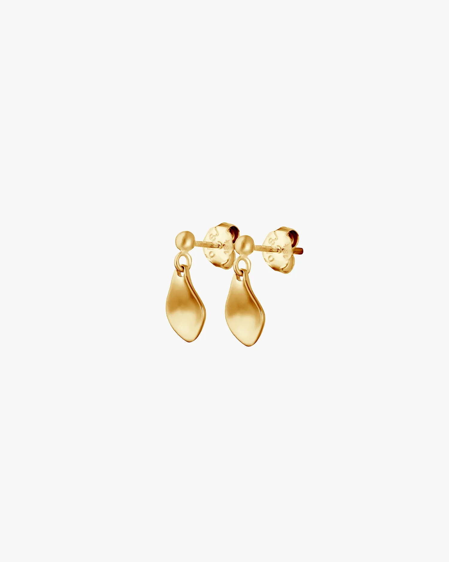 Gaias Grace drop studs gold