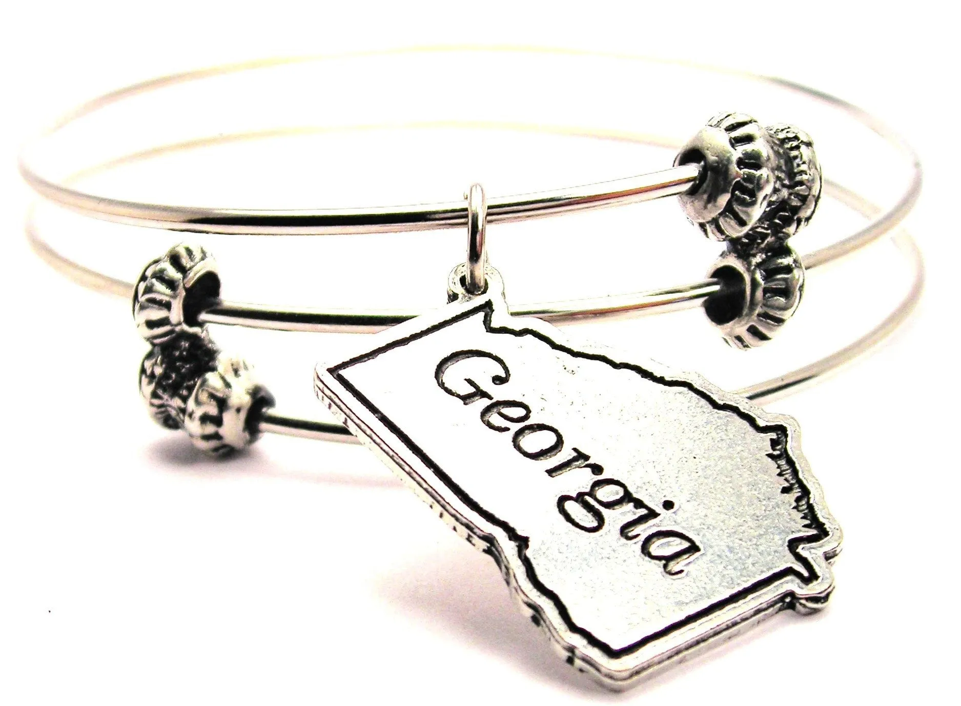 Georgia Triple Style Expandable Bangle Bracelet