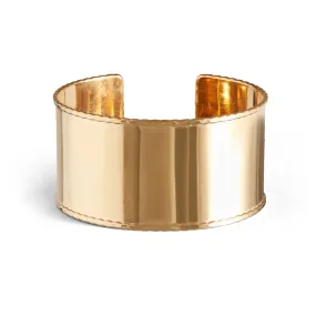 Gold Essentials Vermeil 1.25" Cuff