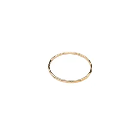 Gold Filled Textured Stackable Ring