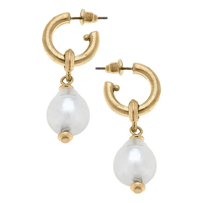 Greta Freshwater Pearl Drop Earring