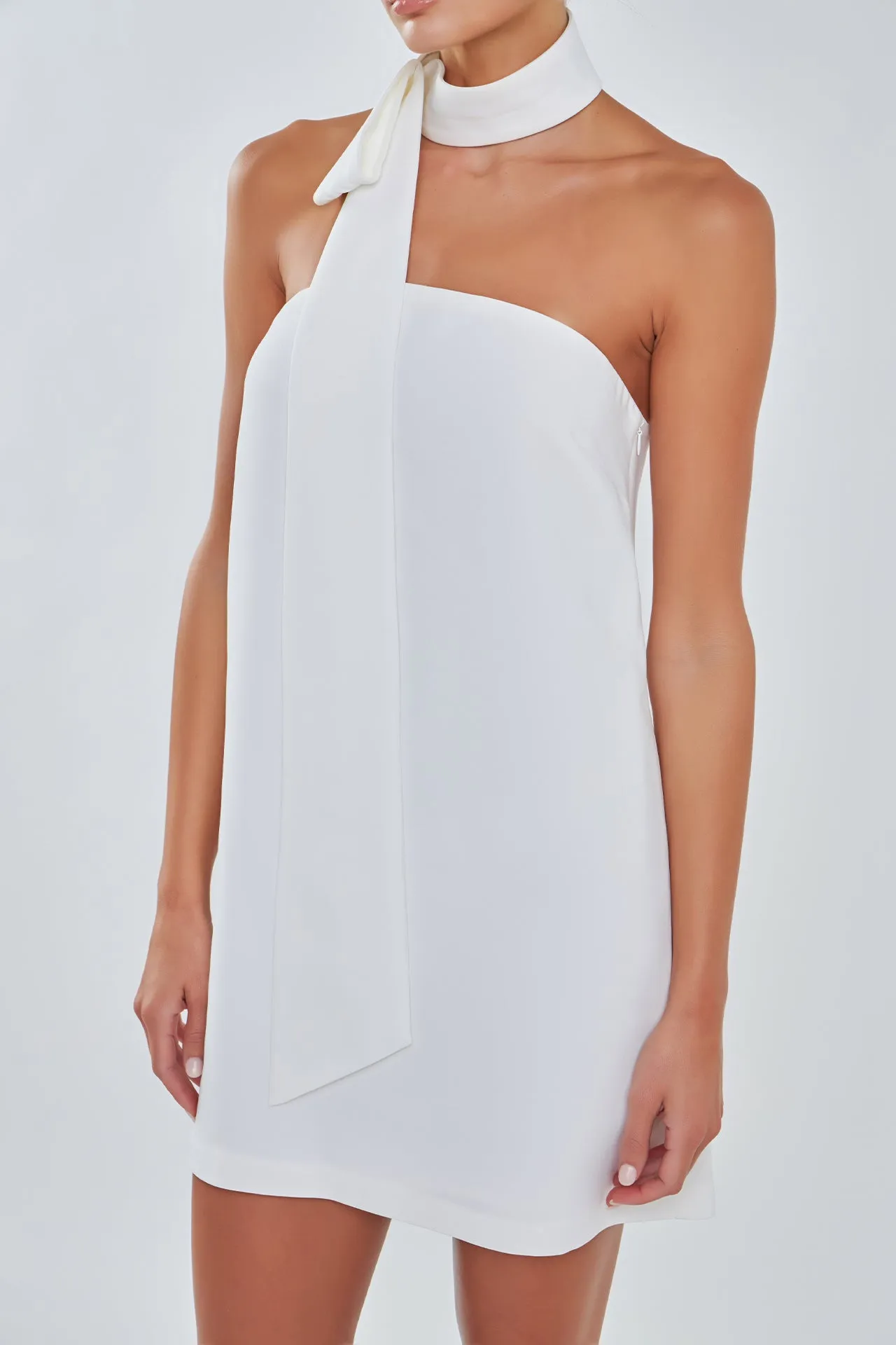 Grey Lab - Choker Tie Mini Dress