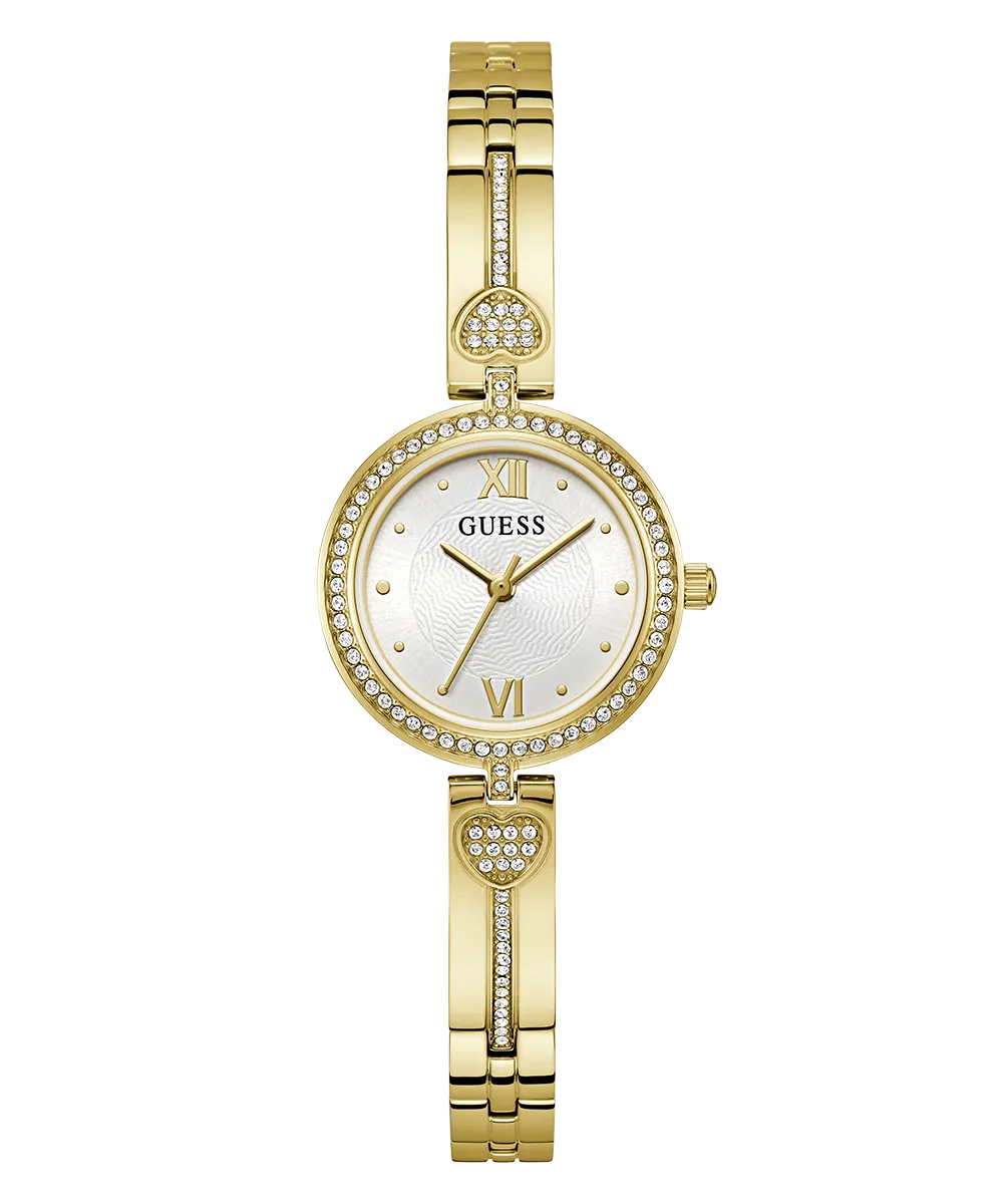 GUESS Ladies Gold Tone Analog Watch