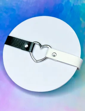 HEART CHOKER - BLACK & WHITE