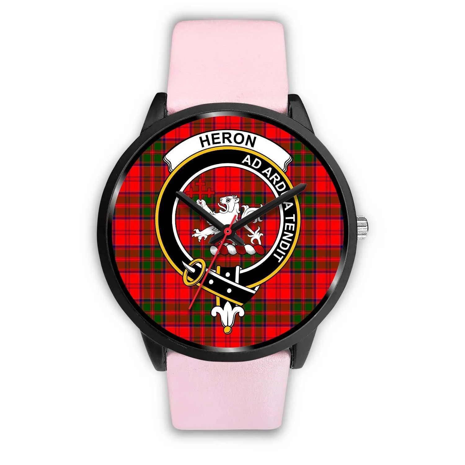 Heron Clan Badge Tartan Black Watch