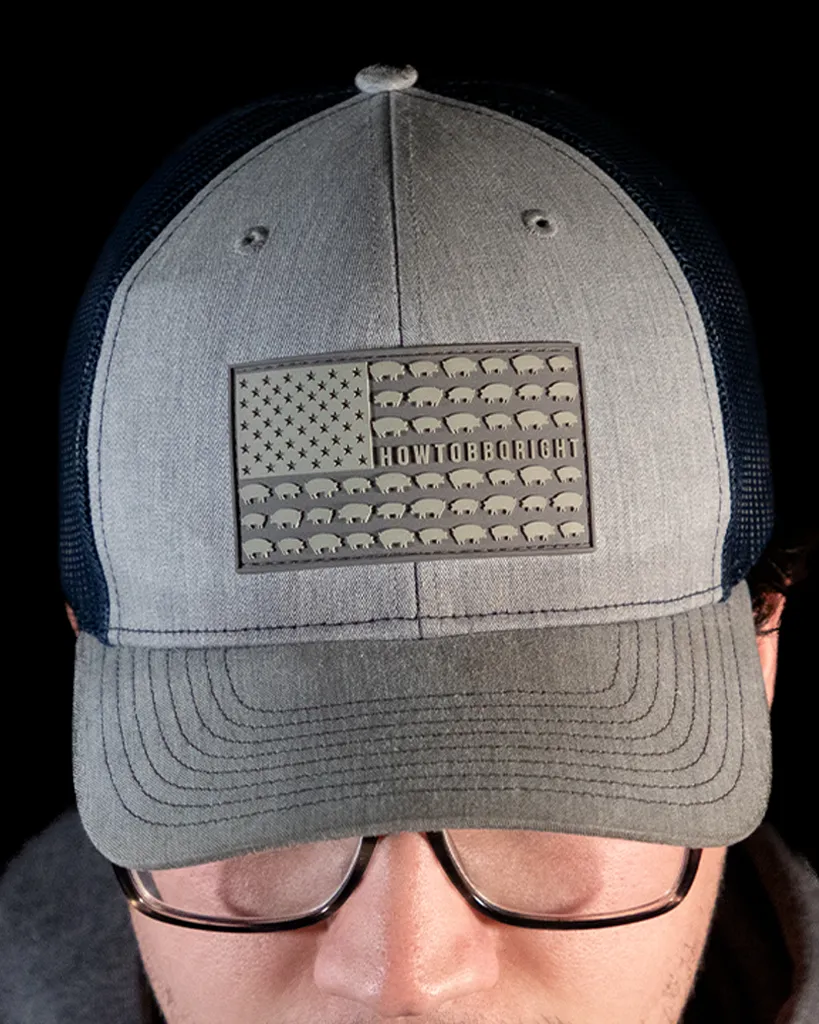 HowToBBQRight Hog Flag Hat