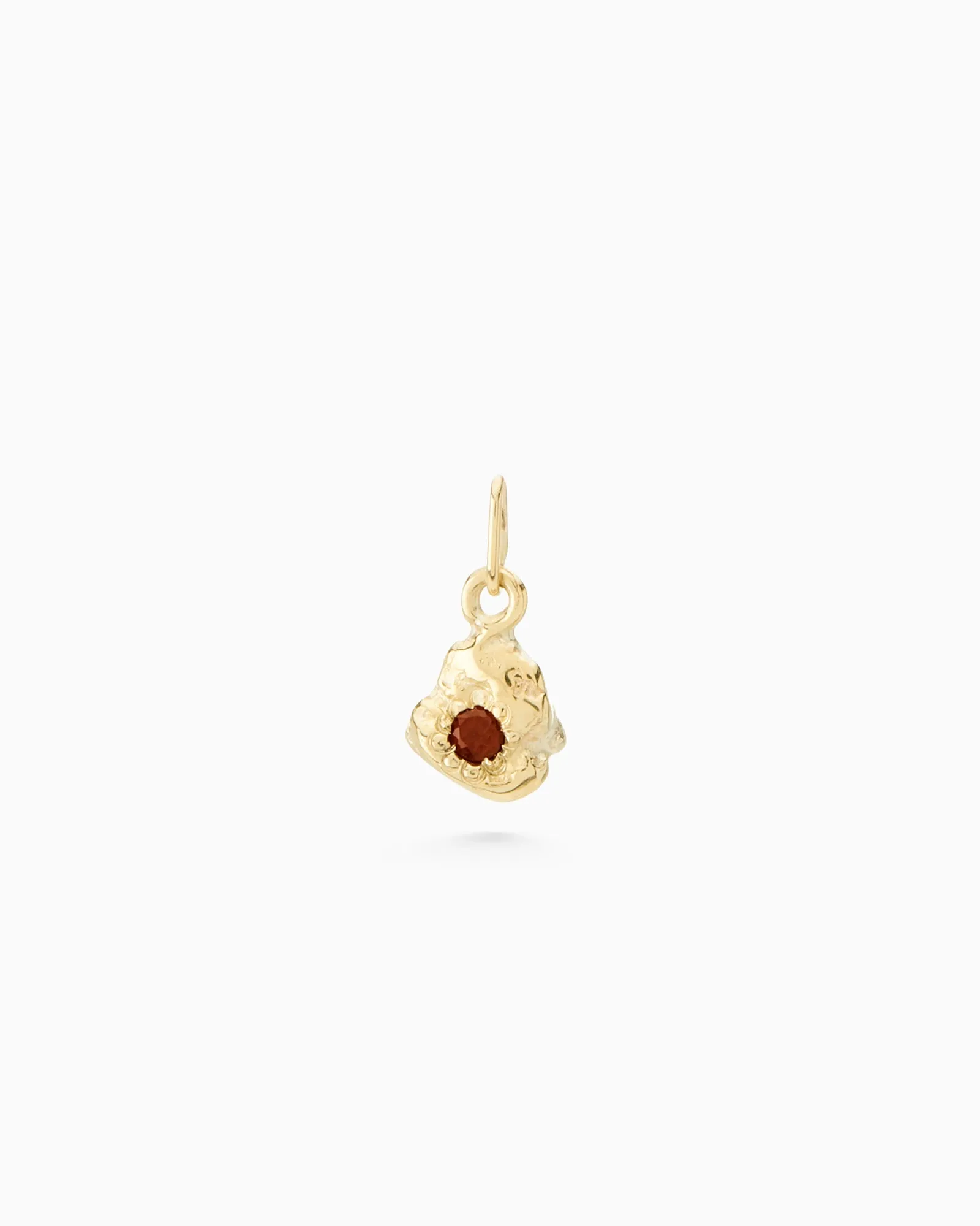 Ingot Stone Pendant | Yellow Gold