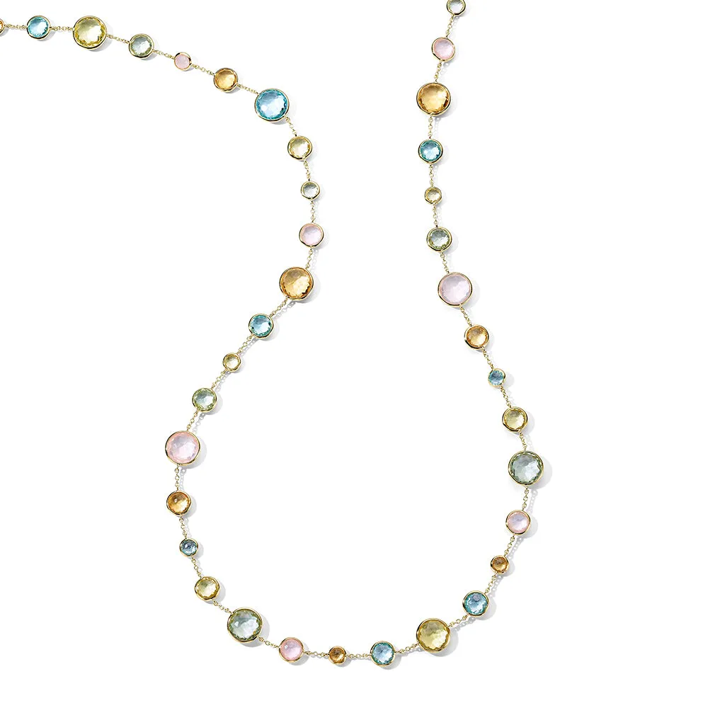 IPPOLITA Lollipop 18K Yellow Gold Lollitini Long Necklace in Sorbet