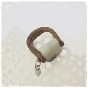 Jade Stone Celtic Ring