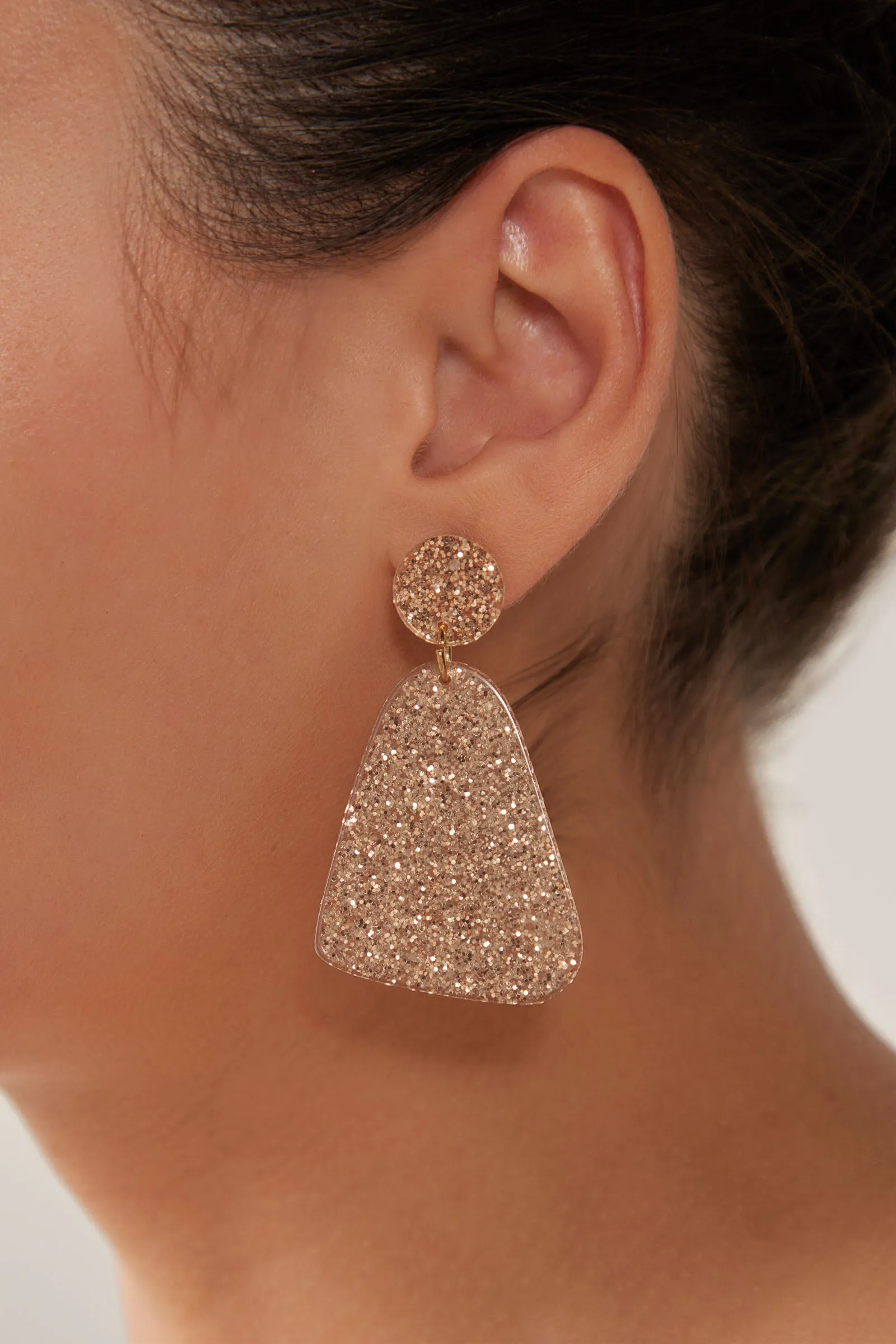 Jovial Sparkle Earring - Gold