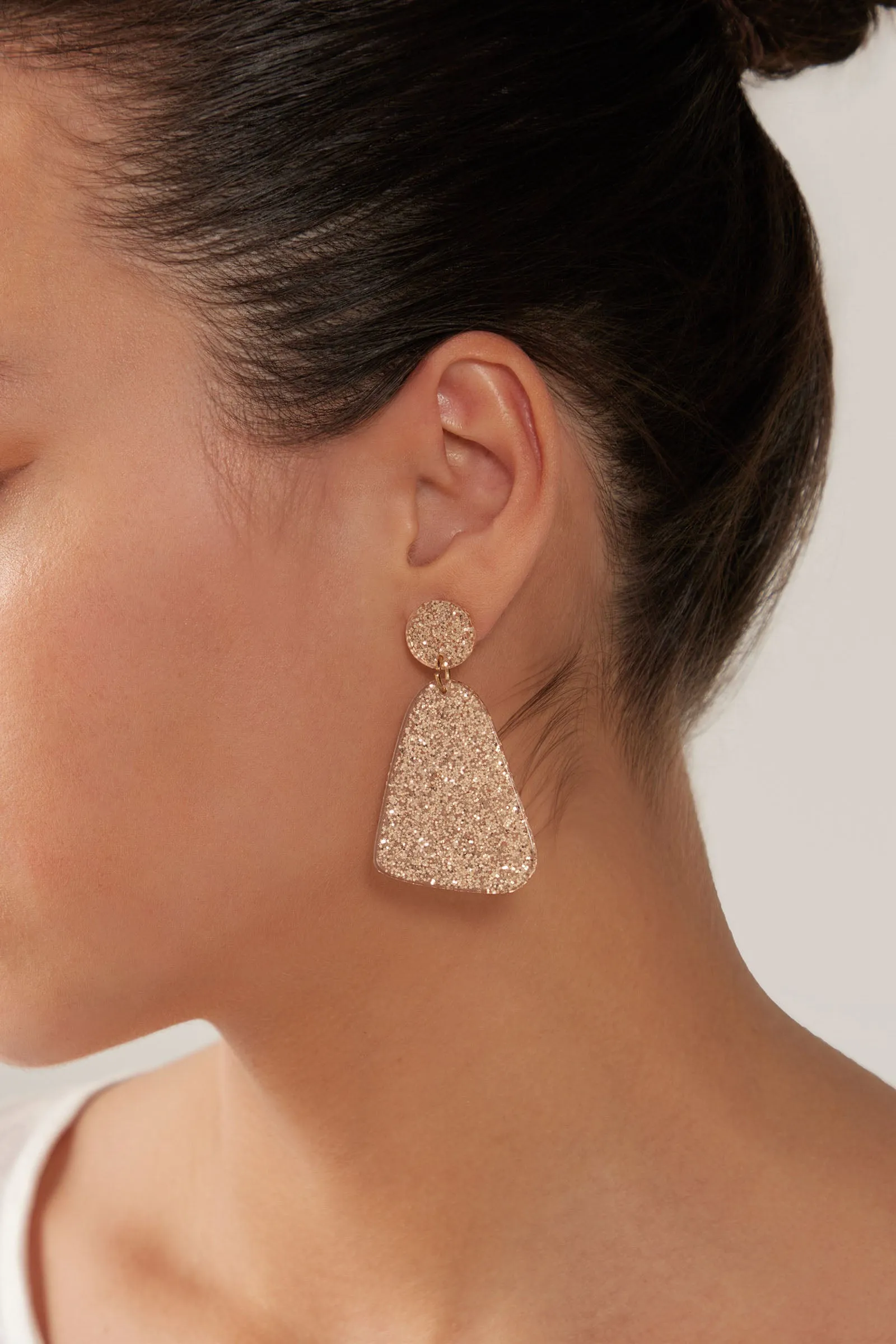 Jovial Sparkle Earring - Gold