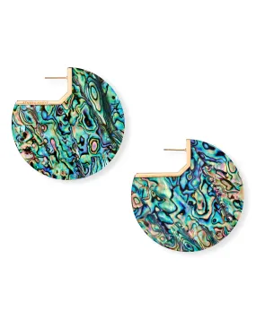 Kendra Scott Kai Earring - Rose Gold Abalone Shell