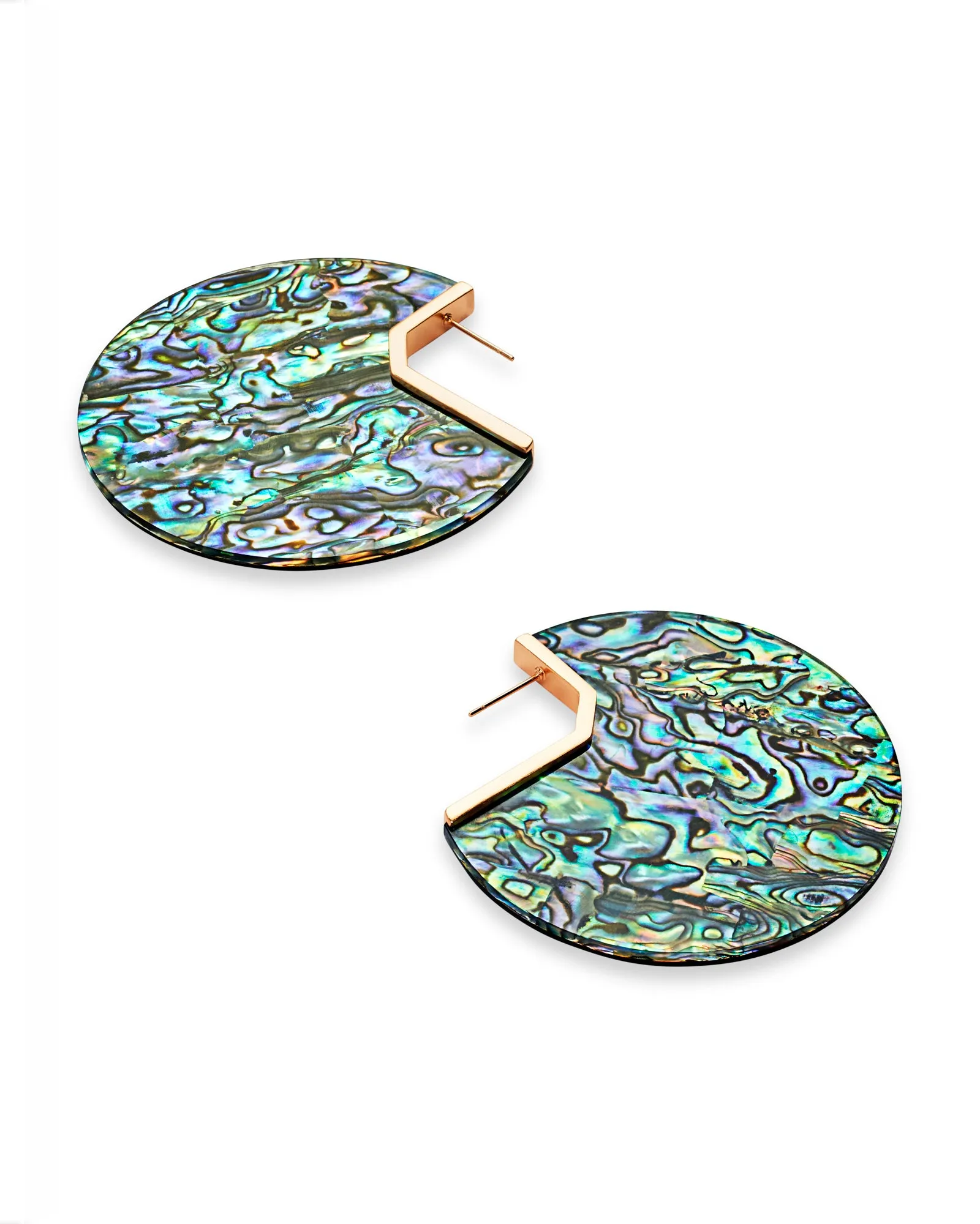 Kendra Scott Kai Earring - Rose Gold Abalone Shell