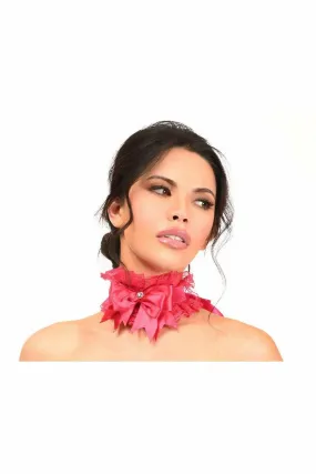 Kitten Collection Fuchsia/Fuchsia Lace Choker