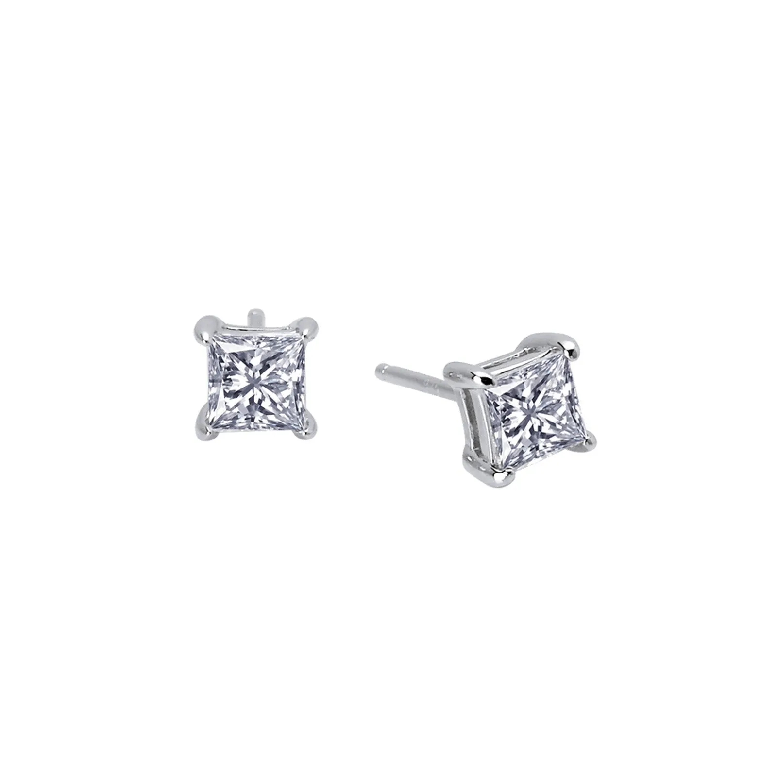 Lafonn Simulated Diamond 1.00ct Princess Stud Earrings E0113CLP