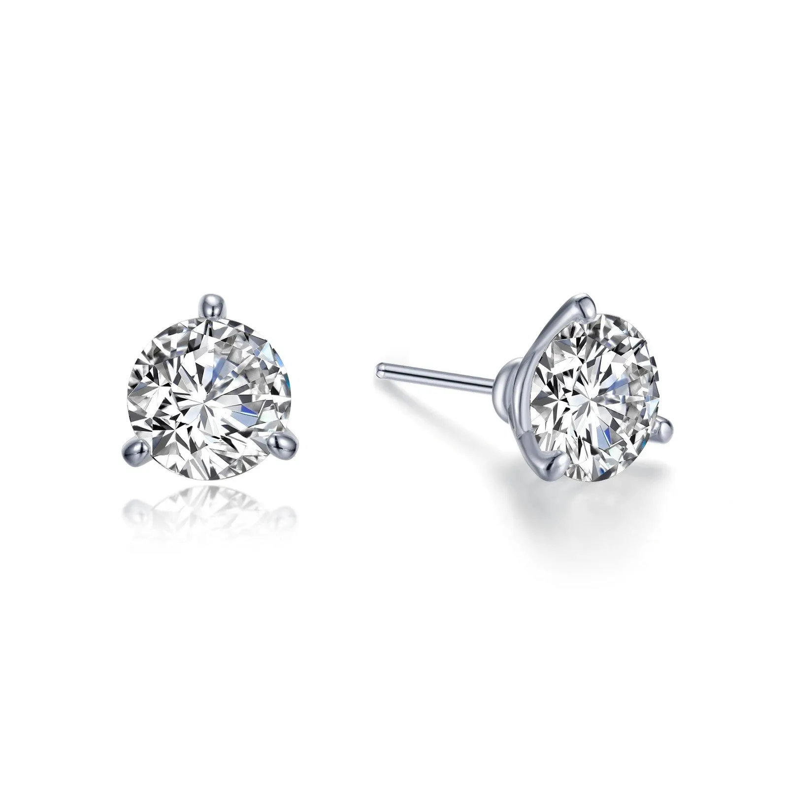 Lafonn Simulated Diamond 2.50ct Martini Stud Earrings E0204CLP