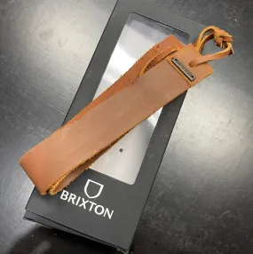 Leather Stampede Strap - Hat Band by Brixton - Tan