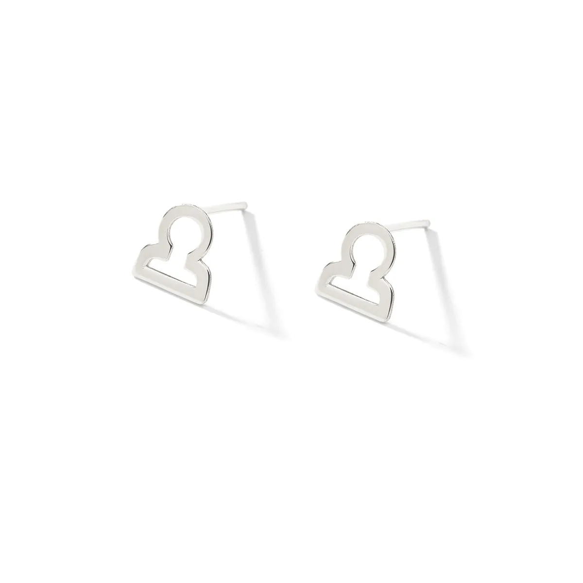 Libera Sign Stud Earrings