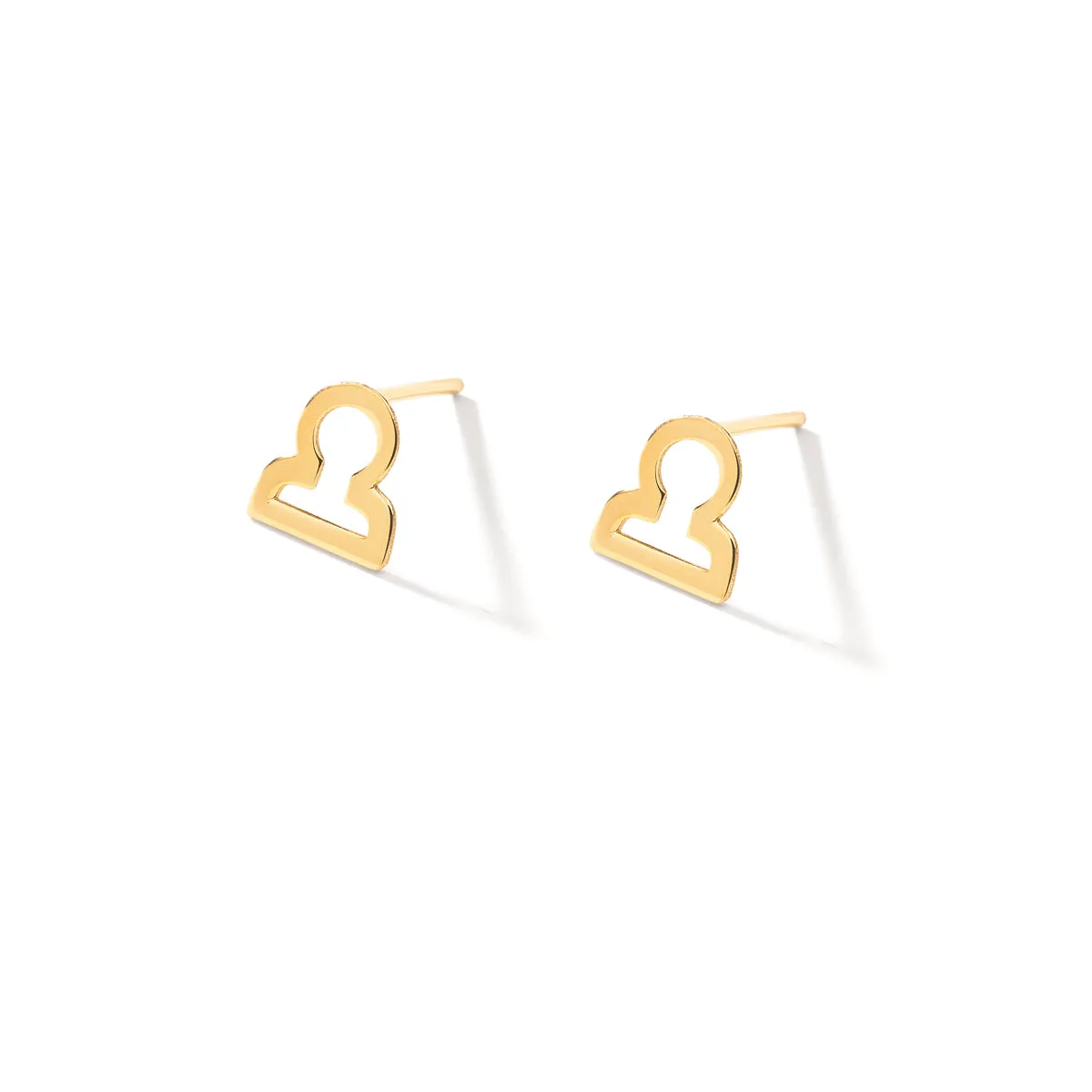 Libera Sign Stud Earrings