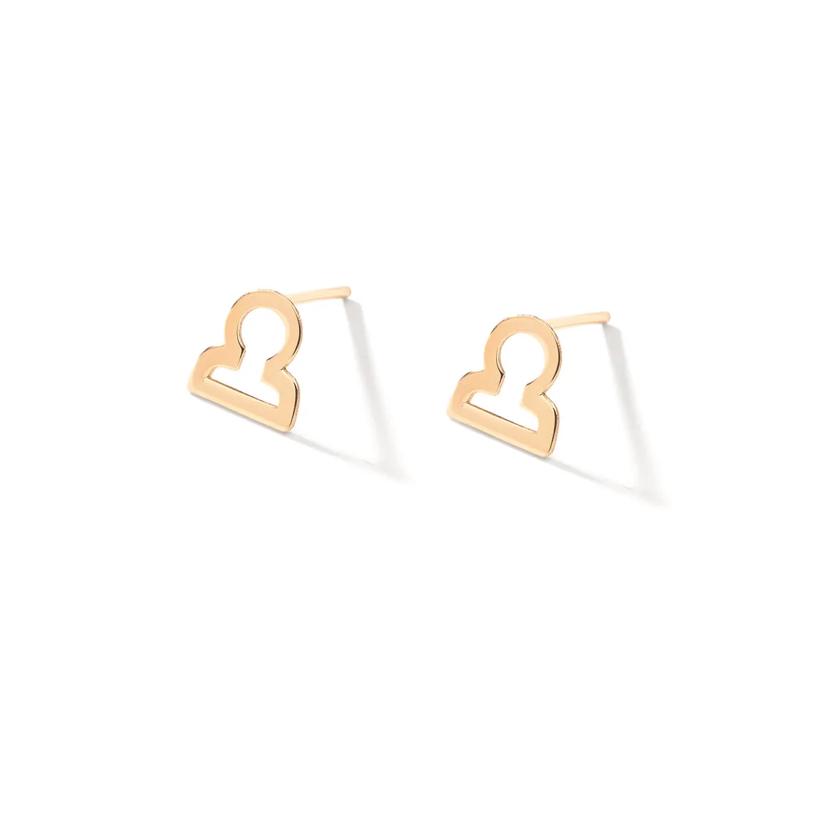 Libera Sign Stud Earrings