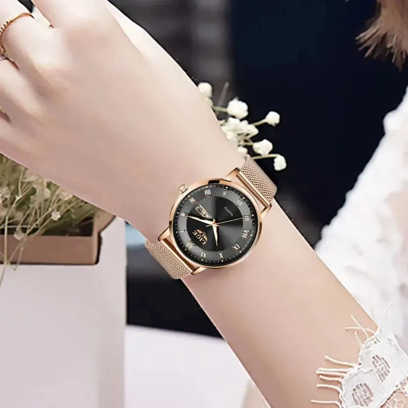 LIGE Women Luxury Watch