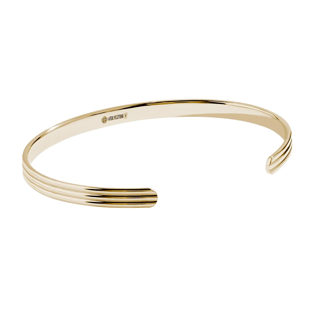 Lined Cuff in Gold