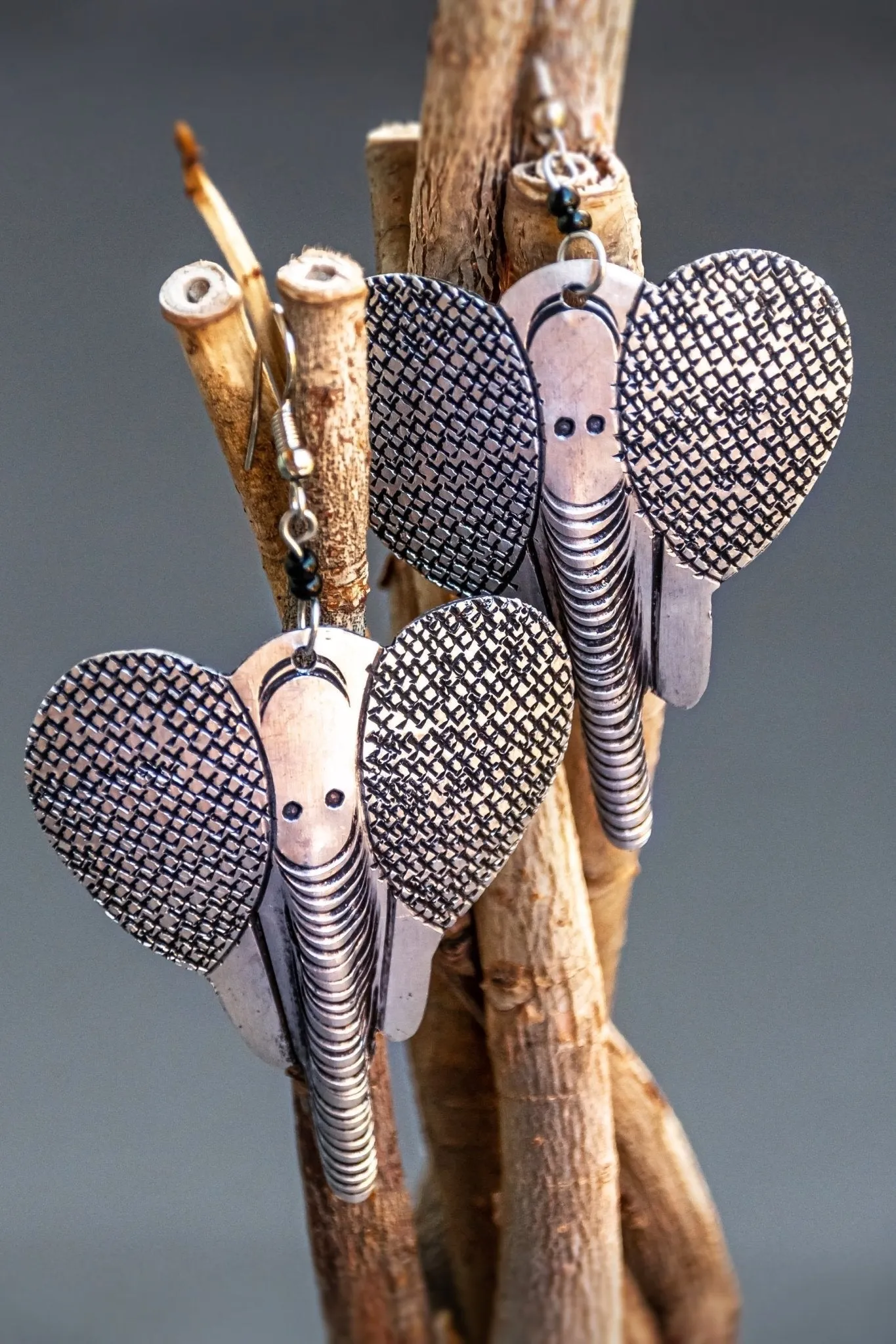 Lucky Elephant Statement Earrings