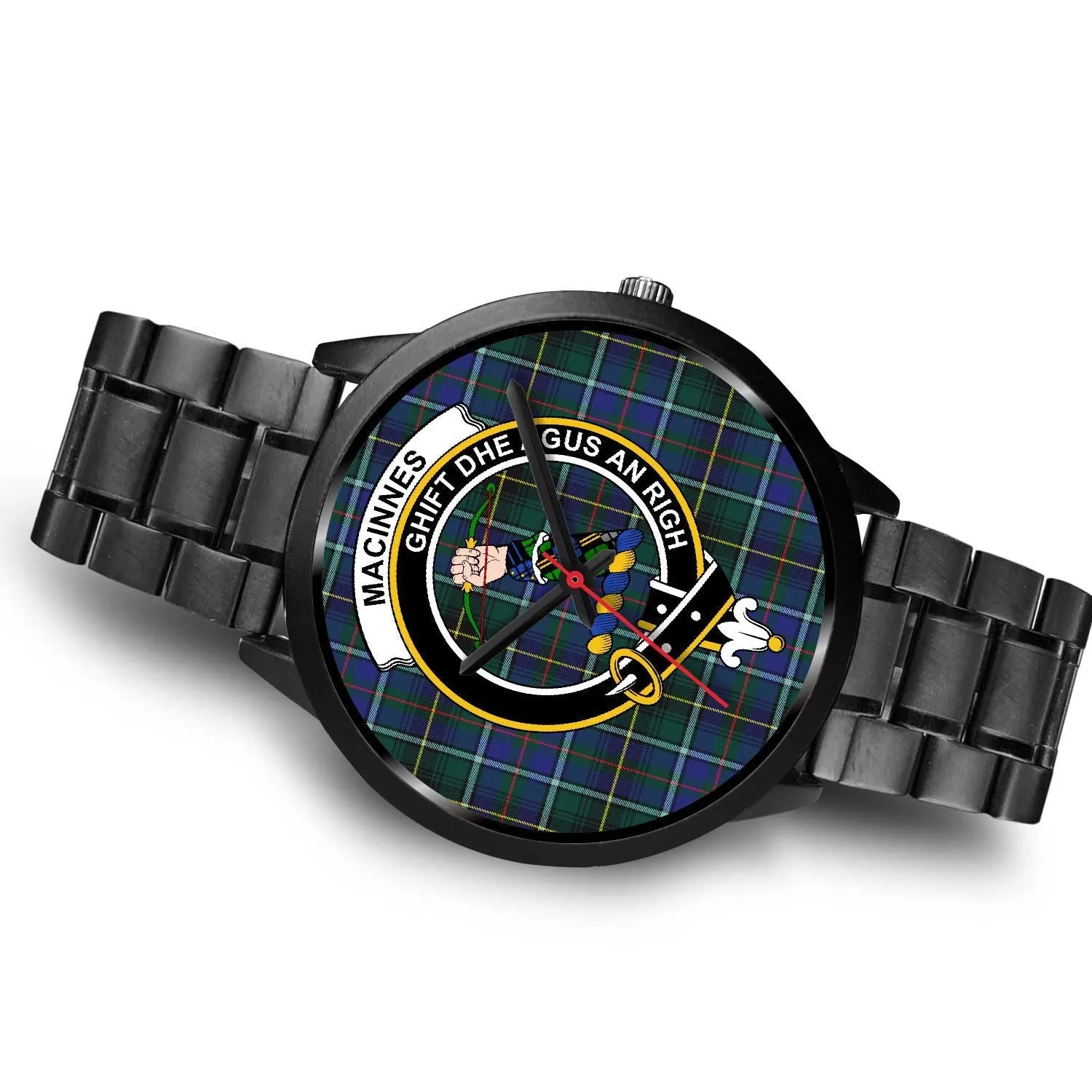 MacInnes Modern Clan Badge Tartan Black Watch