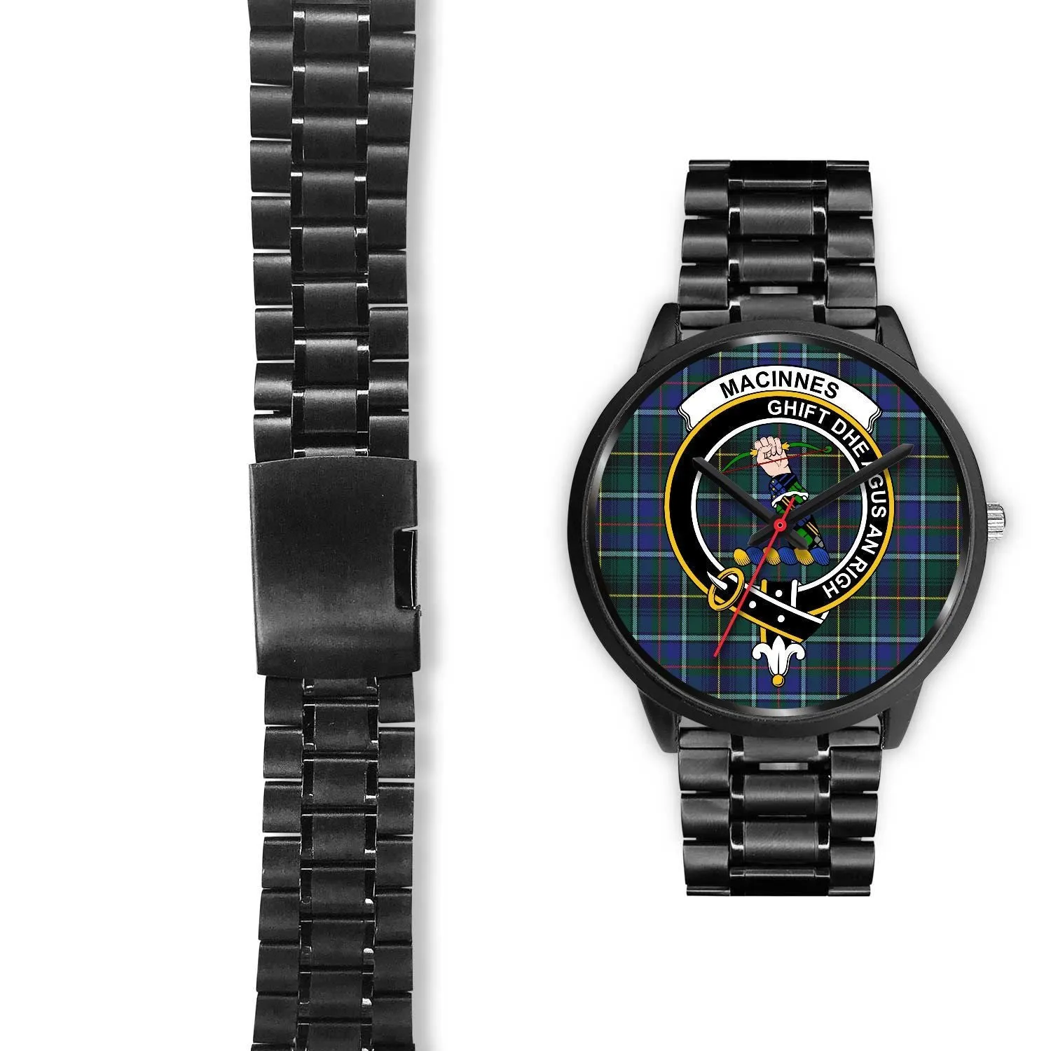 MacInnes Modern Clan Badge Tartan Black Watch