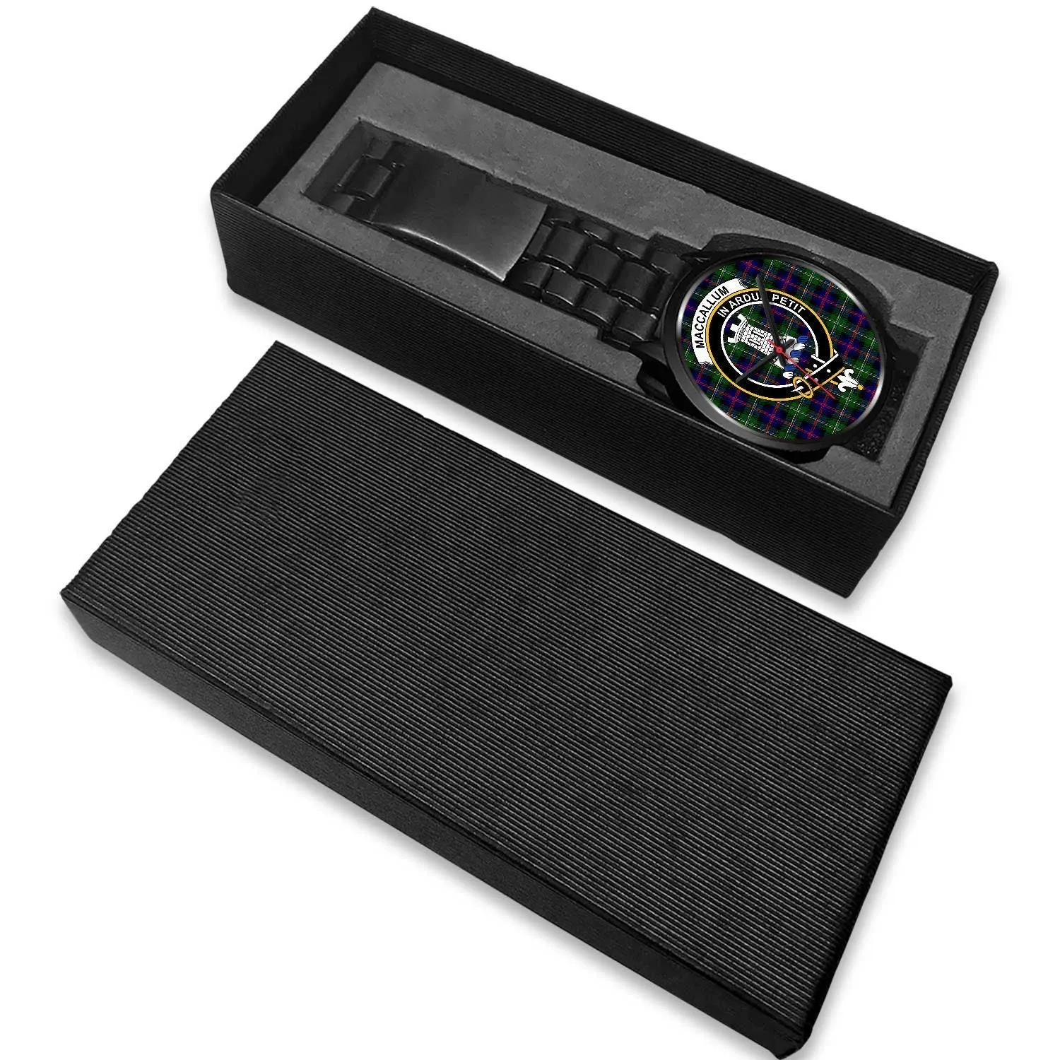 Malcolm Modern Clan Badge Tartan Black Watch