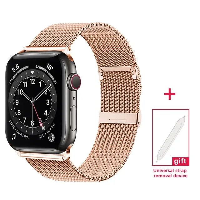 Milanese Loop Bracelet Strap For Apple Watch All Series