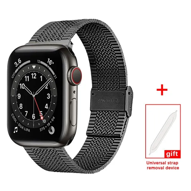 Milanese Loop Bracelet Strap For Apple Watch All Series